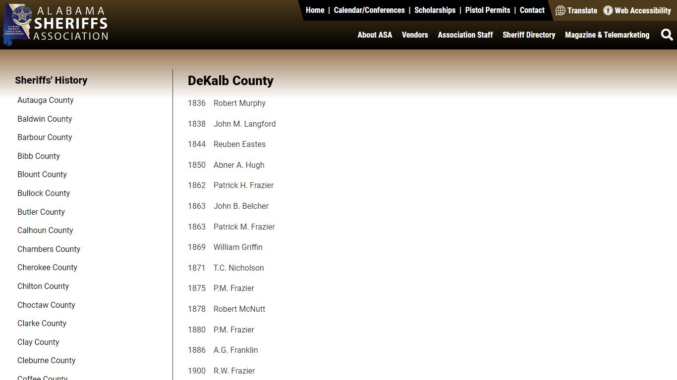 DeKalb County | Alabama Sheriffs Association - Alabama